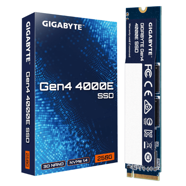 דיסק פנימי Gigabyte 4000E 250GB Gen4 SSD NVME 2280
