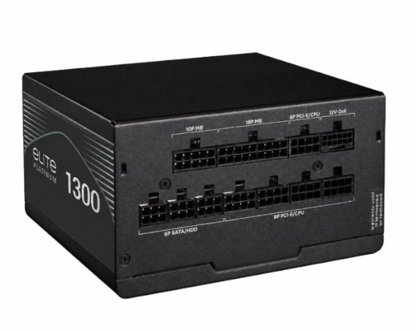 ספק כוח מודולרי Cooler Master Elite 80 Plus Platinum 1300W ATX 3. 80+ Platinum