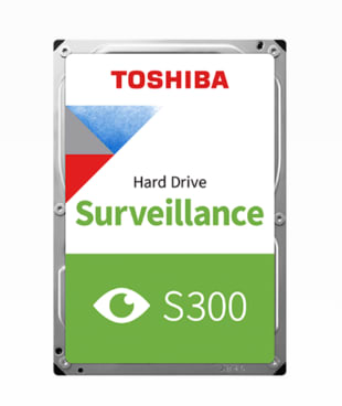 דיסק פנימי למצלמות Toshiba S300 4TB SATA 5400RPM 256MB HDD