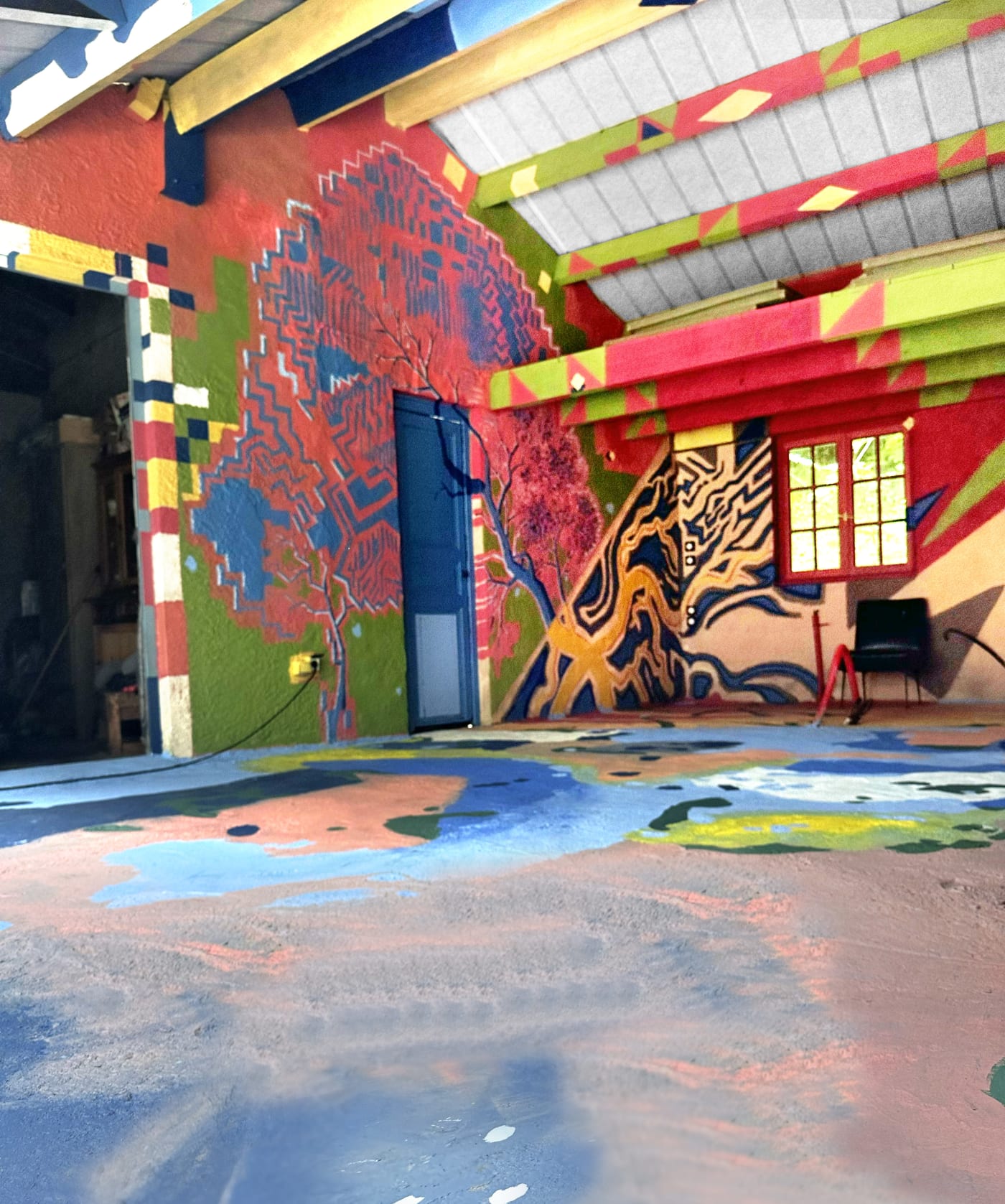 Mural at Le Travers Camping  — 1 of 1