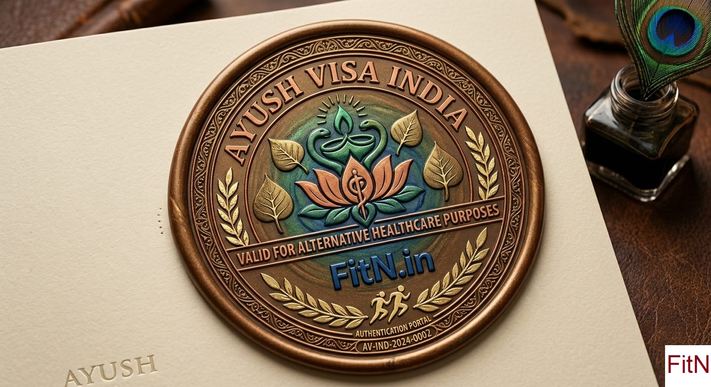 Showing Ayush Visa help document by FitN