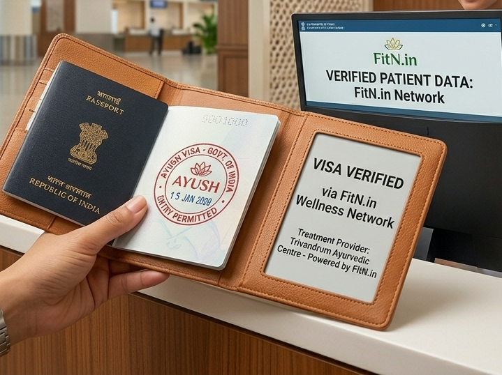 Indian medical visa on passport