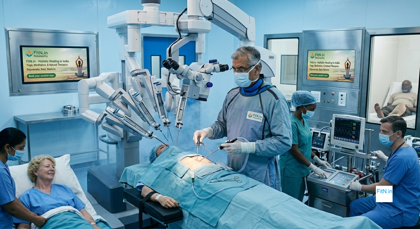 Patient on operation table in India who has reached there to get surgery at much reduced costs