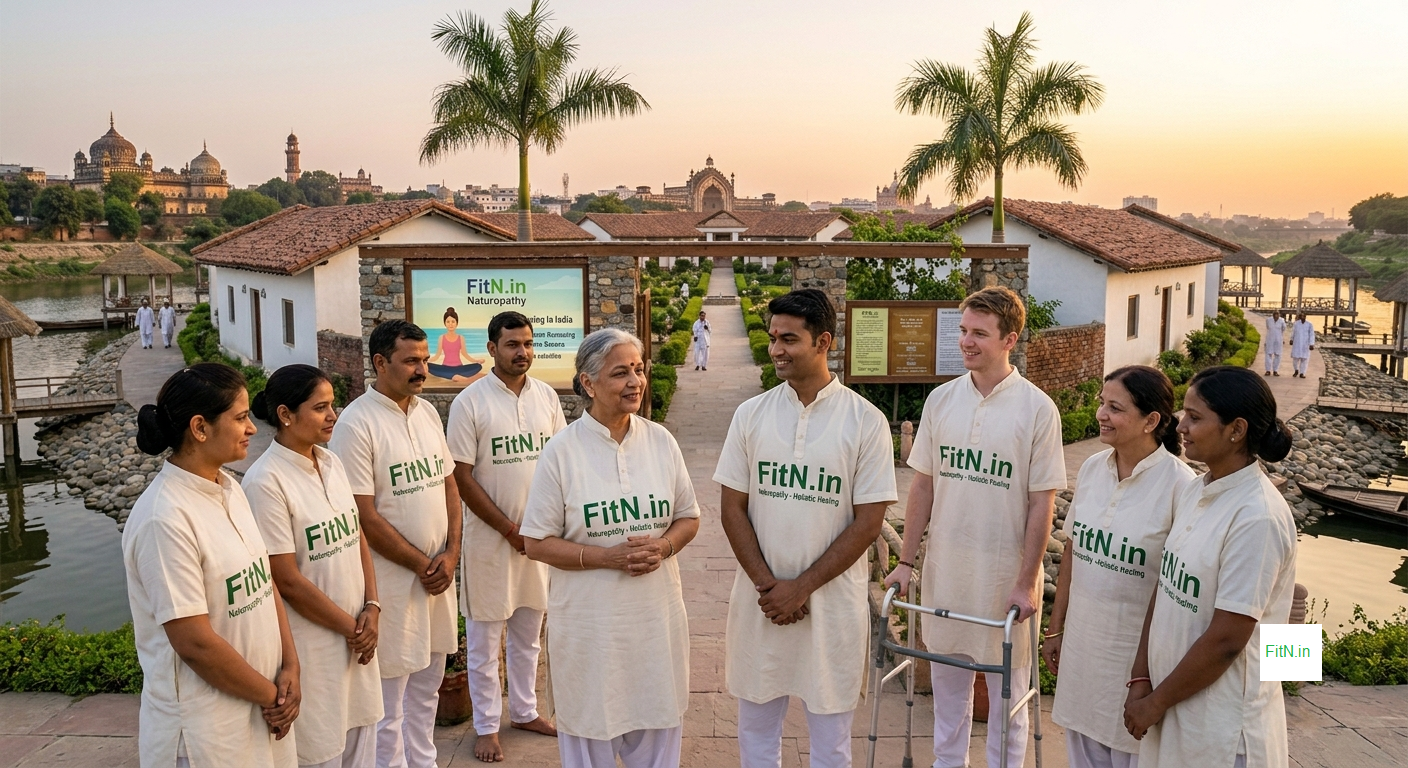 Foreign patients in India who have reached to take group medical treatment at concessional rates.