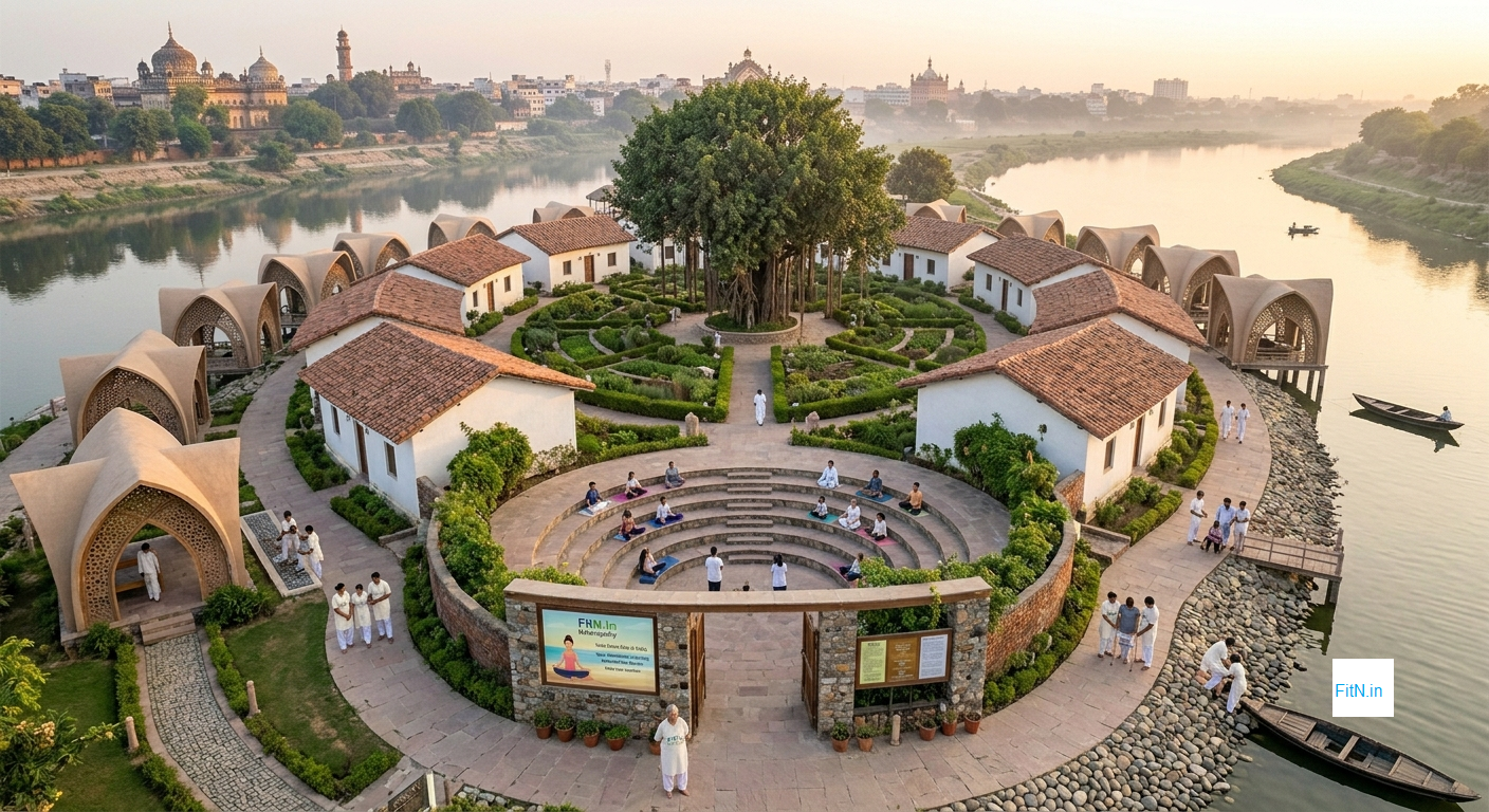 Healing therapies going on at a facility in India