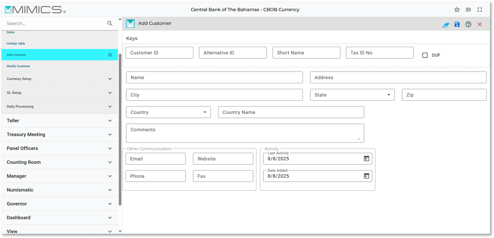 Screenshot of desktop view