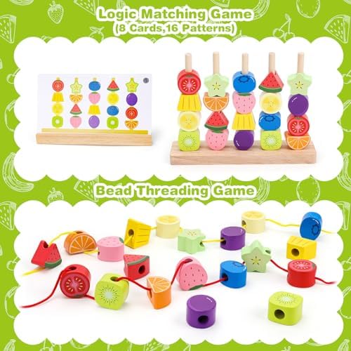 Vue 4 de Giddyglow Jouet Montessori En