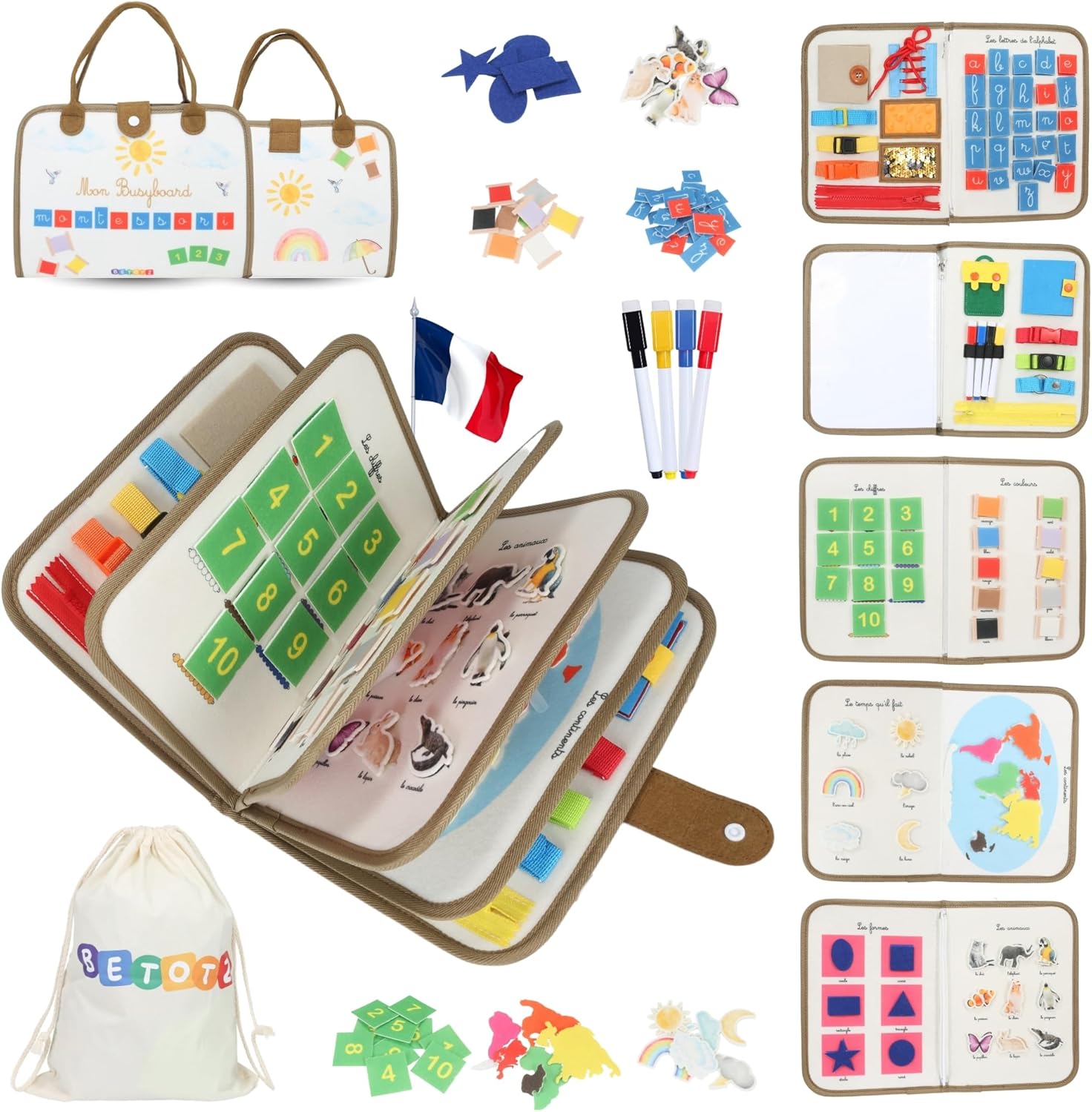 Betotz Busyboard Montessori Francais