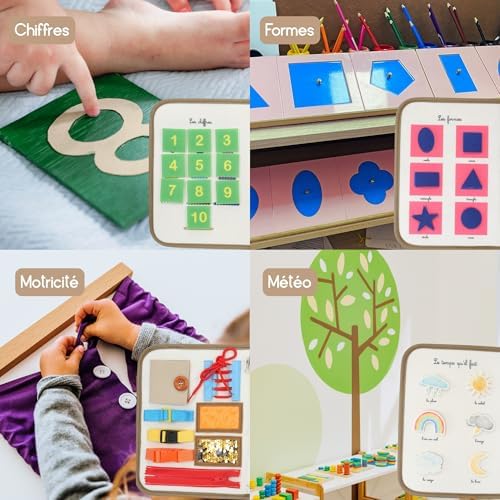 Vue 4 de Betotz Busyboard Montessori Francais