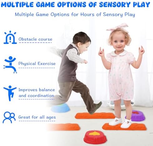 Vue 4 de Pierres Dequilibre Pour Enfants