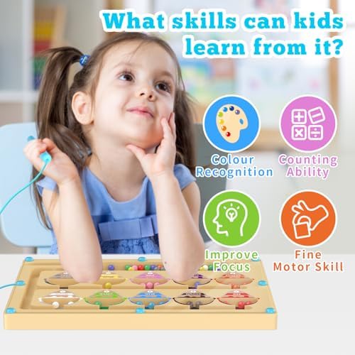 Vue 4 de Jouet Labyrinthe Magnetique Enfantjeux