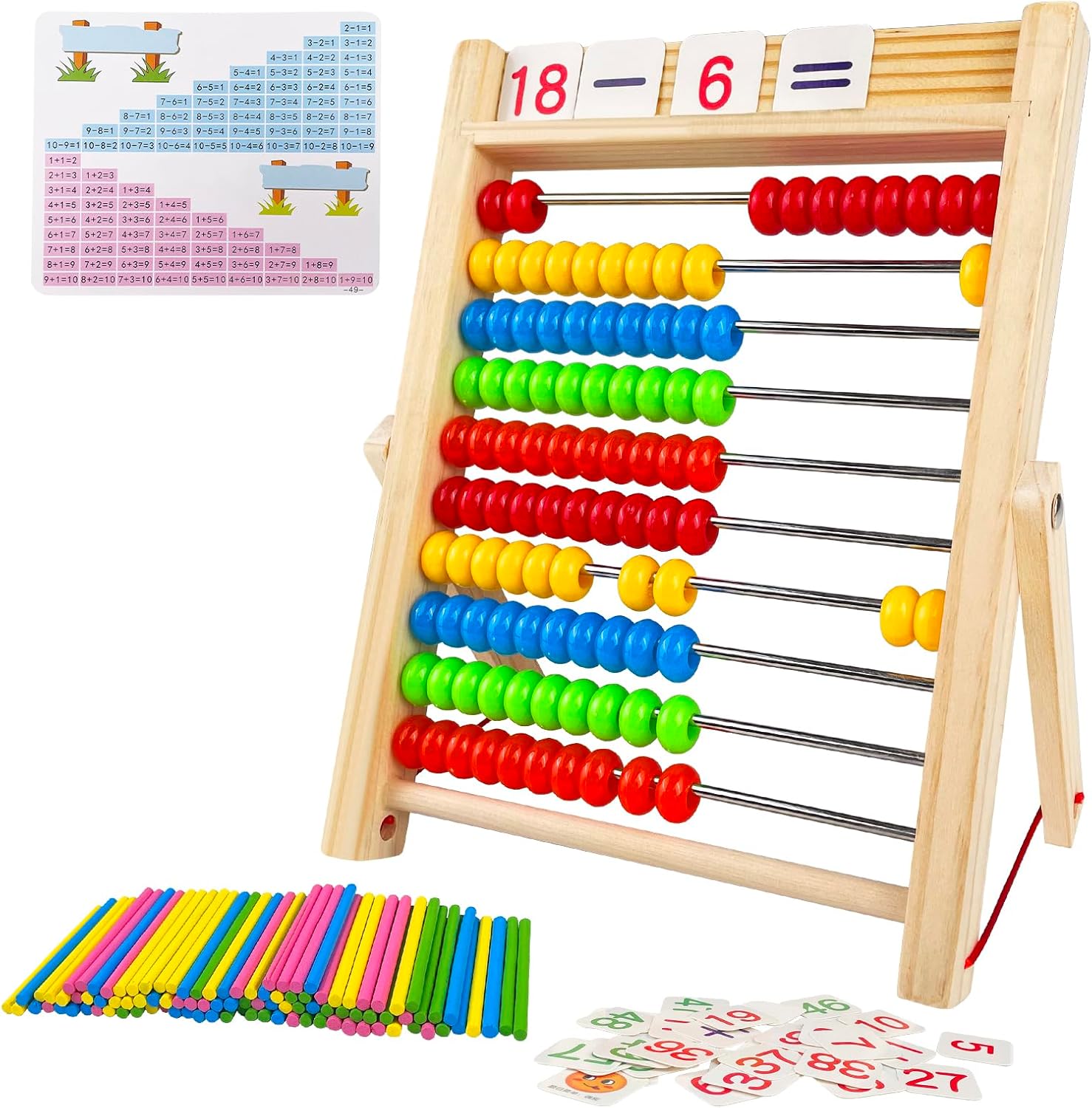 Fousenuk Boulier Enfant Abaque