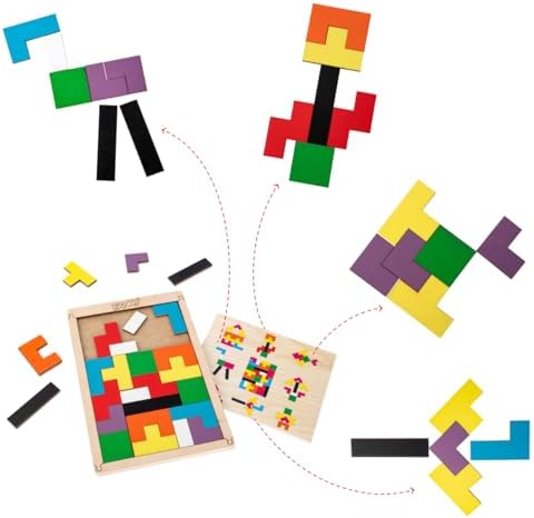 Vue 6 de Fancy Tangram En Bois