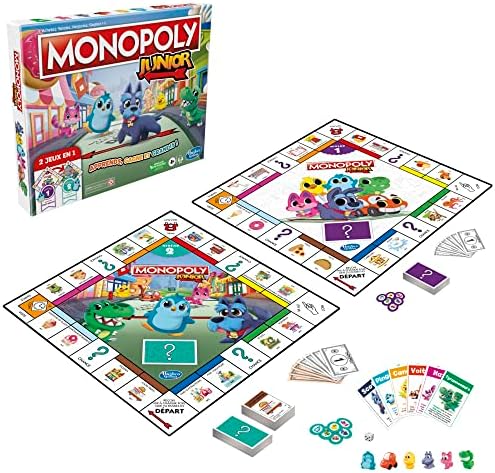 Vue 5 de Hasbro Gaming Monopoly Junior