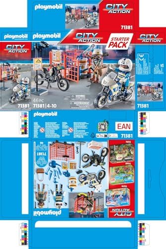 Vue 5 de Playmobil Starter Pack Police