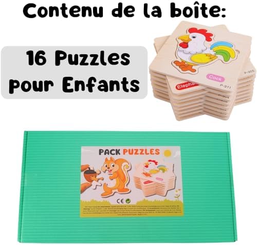 Vue 6 de Lot De Puzzles En