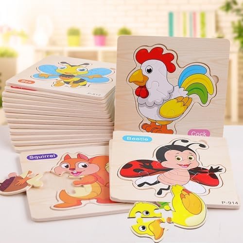 Vue 7 de Lot De Puzzles En