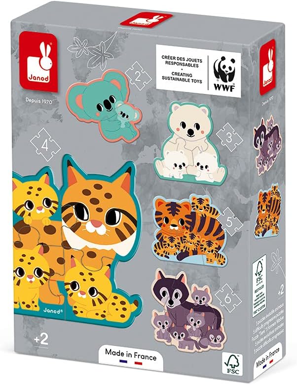 Janod Puzzles Evolutifs Animaux