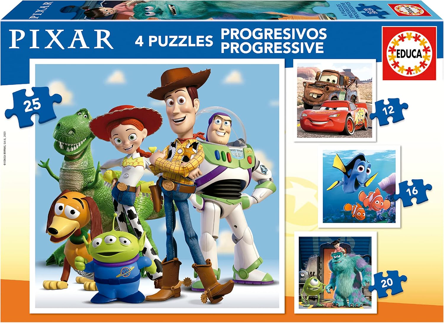 Educa Pixar Progressifs Ensemble