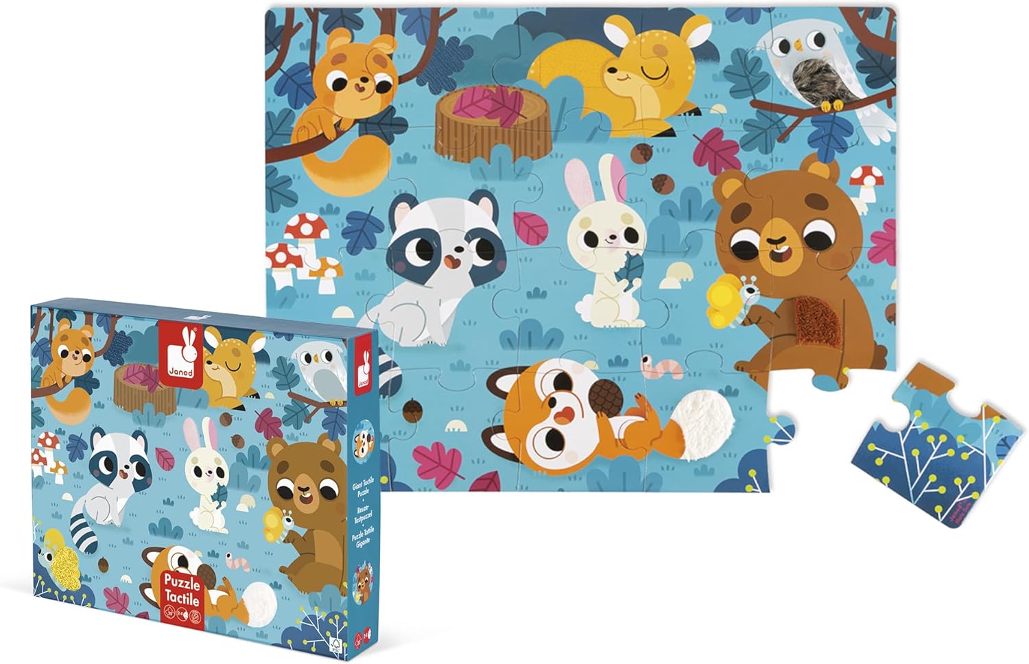 Janod Puzzle Tactile Enfant
