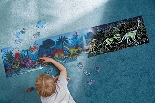 Vue 5 de Hape Puzzle Dinosaures Phosphorescent