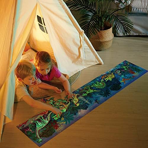 Vue 6 de Hape Puzzle Dinosaures Phosphorescent