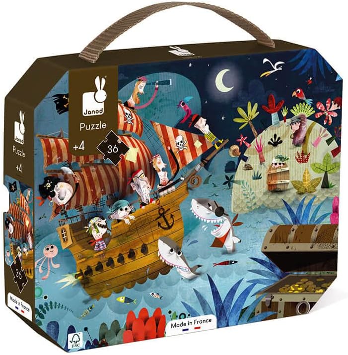 Janod Puzzle Enfant Chasse