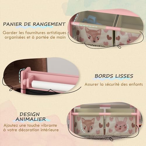 Vue 4 de Aiyaplay Tableau Chevalet Enfant