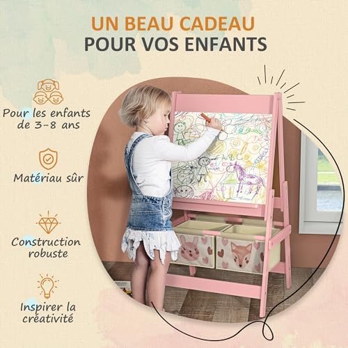 Vue 5 de Aiyaplay Tableau Chevalet Enfant