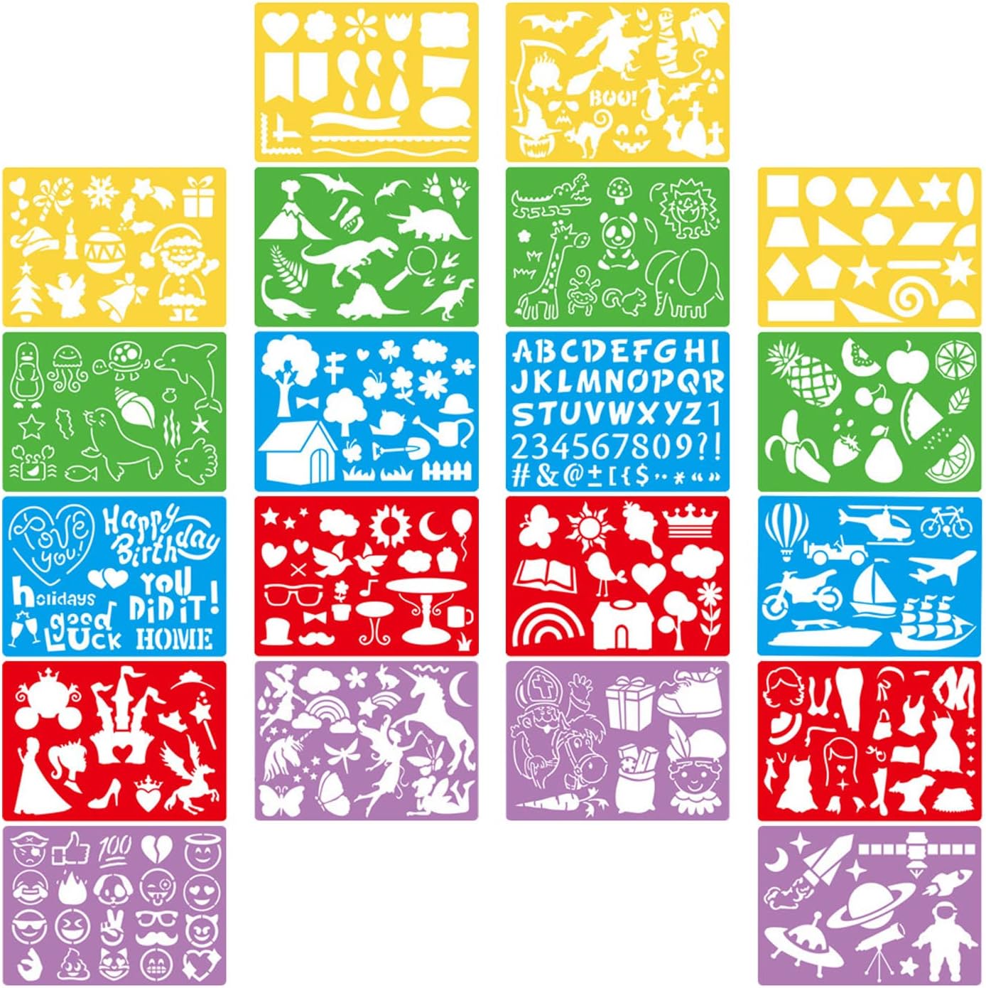 Pieces Pochoir De Dessinpochoirs