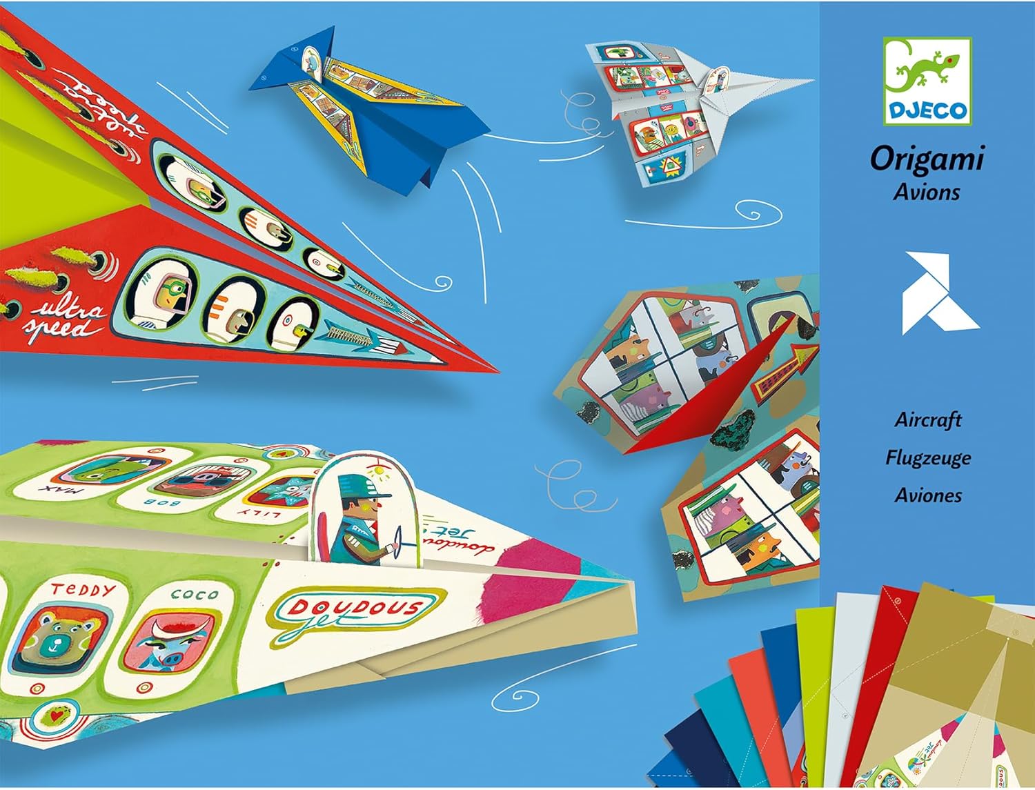 Djeco Kit Origami Avions