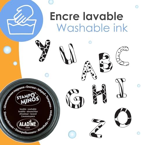Vue 5 de Aladine Tampons Lettres Alphabet