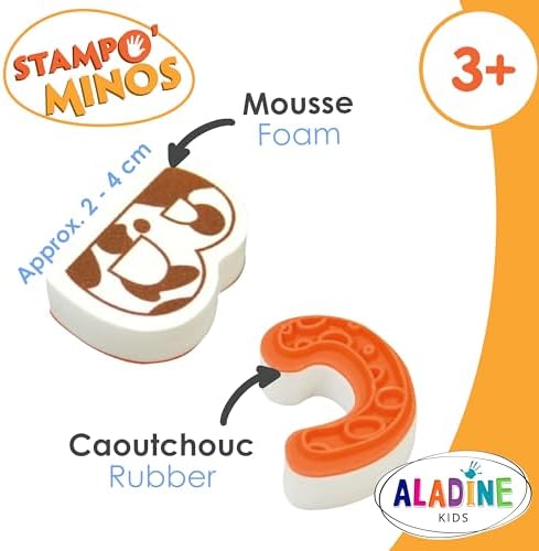 Vue 6 de Aladine Tampons Lettres Alphabet