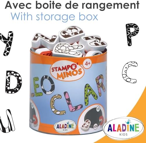 Vue 7 de Aladine Tampons Lettres Alphabet