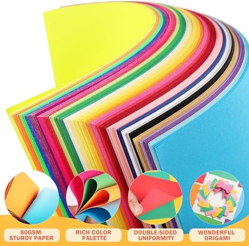 Vue 4 de Papier Origami Feuilles