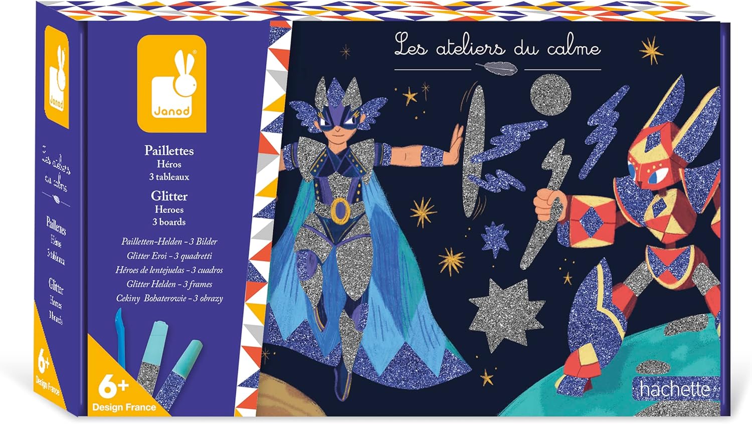 Janod Coffret Paillettes Heros