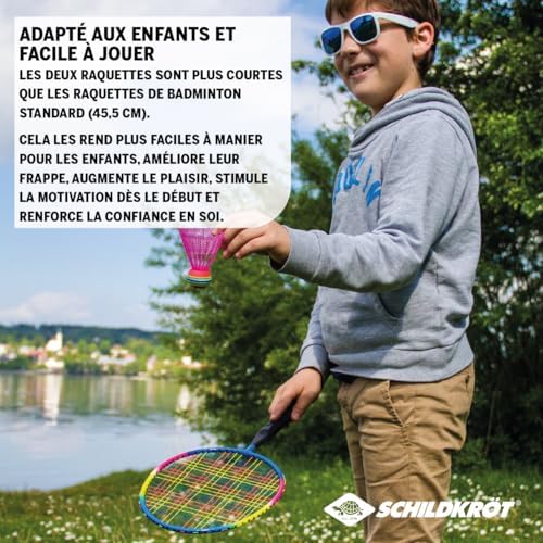 Vue 4 de Schildkrot Set De Badminton