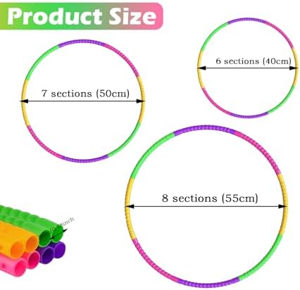 Vue 7 de Uqtuko Cerceau Hula Hoop