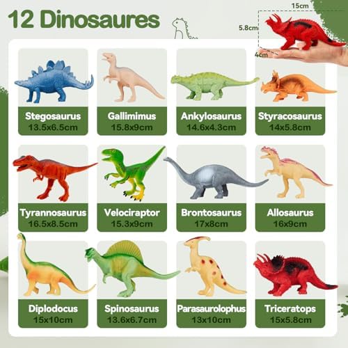 Vue 4 de Befunsol Dinosaure Jouet Enfant