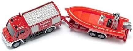 Vue 4 de Siku Unimog Des Pompiers