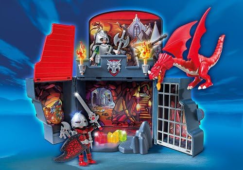 Vue 6 de Playmobil Dragons Coffret Chevaliers