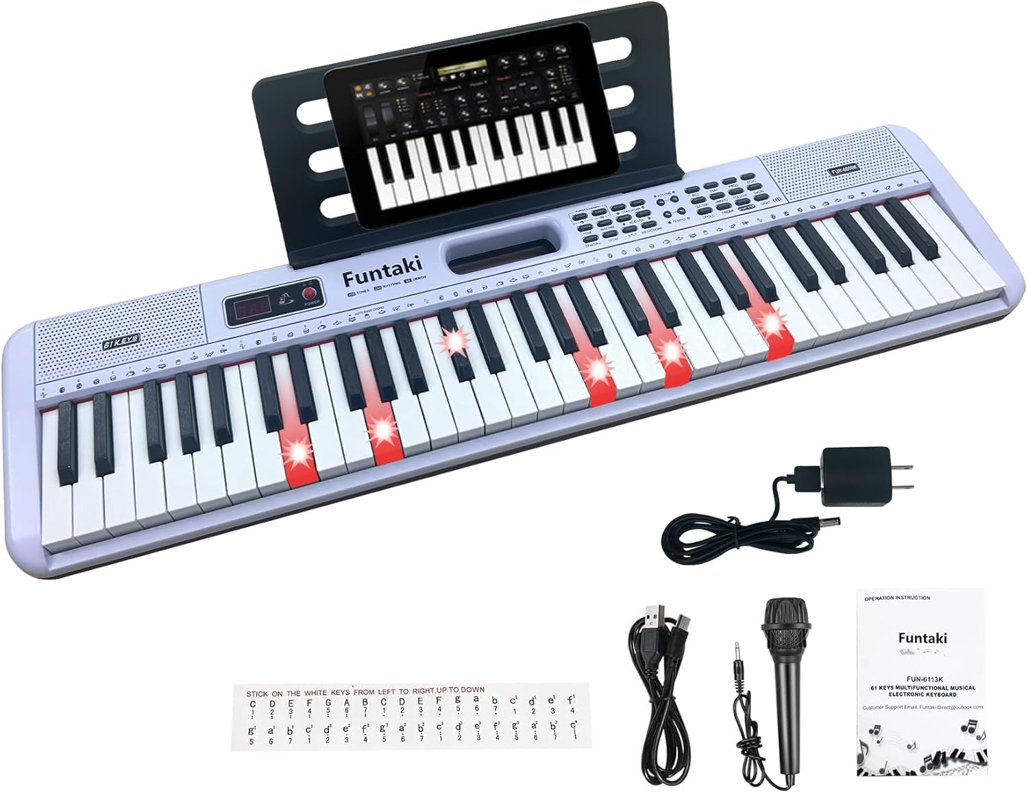 Funtaki Piano Clavier