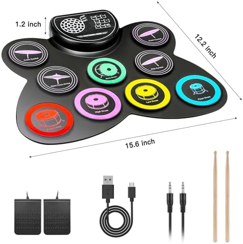 Vue 7 de Anpro Kit Batterie Electronique