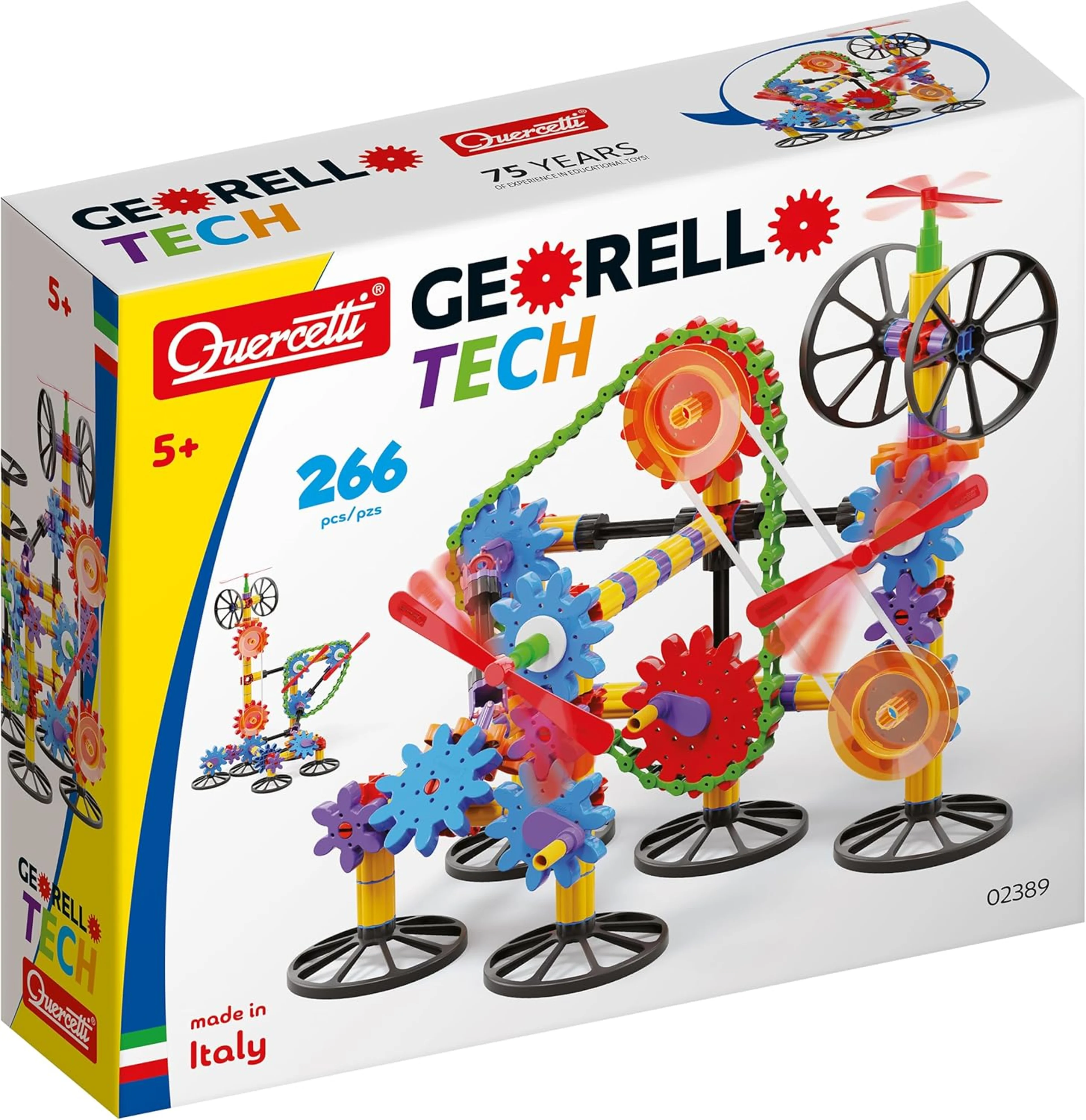 Quercetti Georello Kaleido Gears (Q2341) (Alte jucarii de constructie