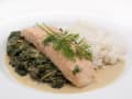 Lachs-Spinat-Pfanne