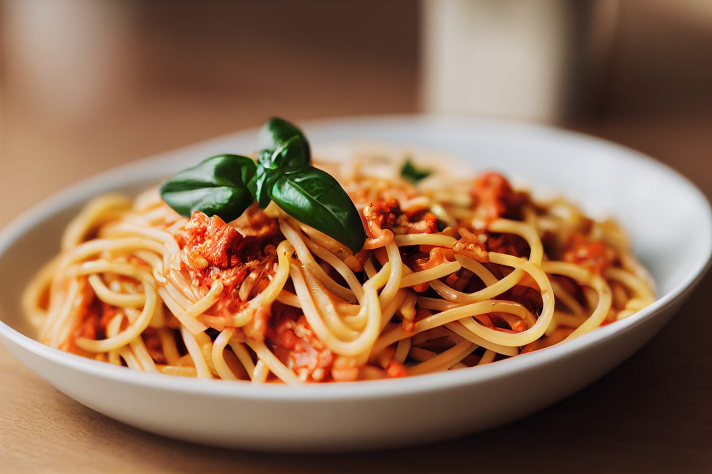 Pasta mit Haselnuss-Tomaten-Pesto