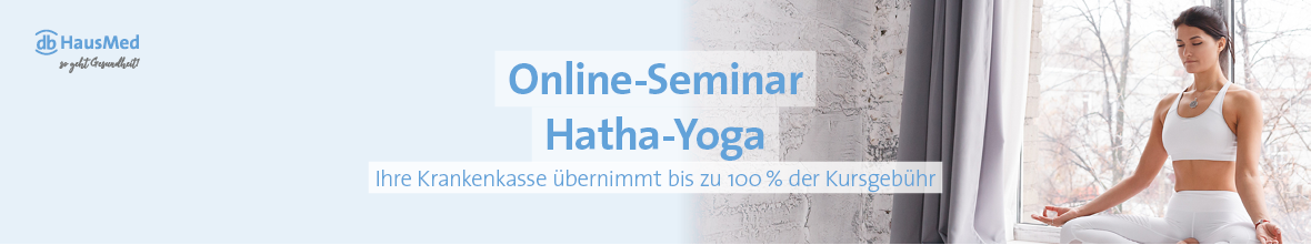 Online-Seminar
Besser entspannen mit Hatha-Yoga 