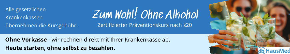 Online-Kurs Bewusster Umgang mit Alkohol