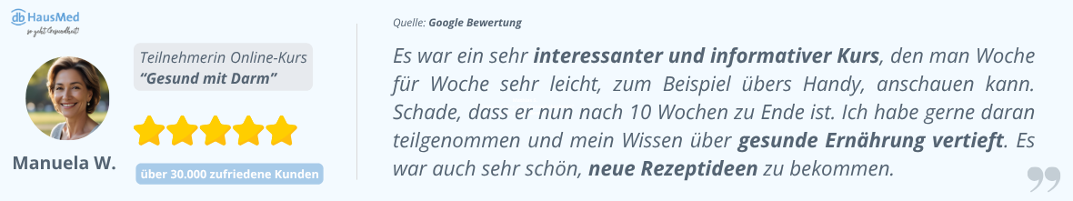 Online-Kurs Gesund mit Darm