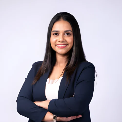 Photo of Dr. Anya Sharma.